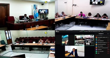 La audiencia en la Unidad Fiscal Rosario