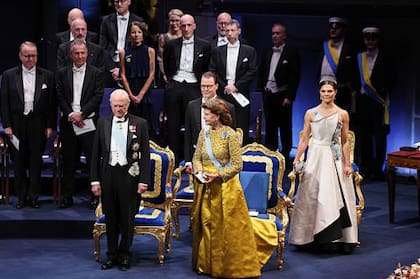 La ausencia de la princesa Sofía, esposa de Carlos Felipe, llamó la atención durante la ceremonia de entrega del premio Nobel, en Estocolmo