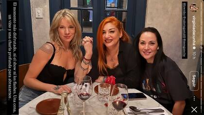 La ausencia de Lissa Vera encendió los rumores de tensión dentro del grupo (Captura: Instagram @virginiadacunha)