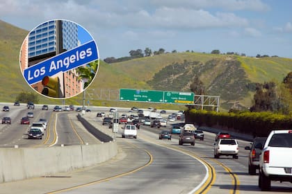 La autopista I-5 en Los Ángeles registra un promedio diario de 504 mil vehículos
