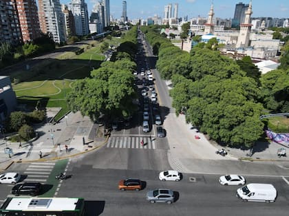 La Avenida Bullrich, en Palermo