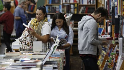 La aventura de la lectura, en la avenida Corrientes