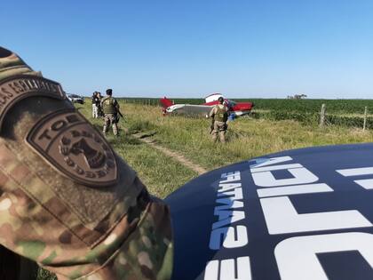 La avioneta estrellada en el norte de Santa Fe