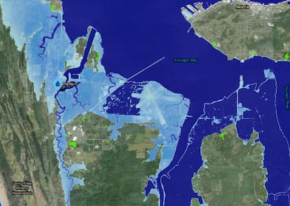 La Bahía Youngs se ampliaría varios kilómetros cuadrados por efectos del calentamiento global