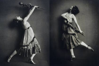 La bailarina Anna Pavlova, fotografiada en 1919 por Frans van Riel.