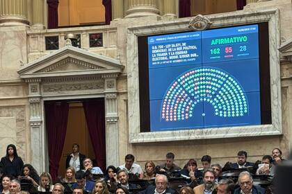 La bancada de Unión por la Patria, caras largas y voto dividido