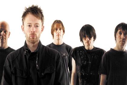 Radiohead en la producción fotográfica de Kid A, el álbum que los británicos lanzaron luego de OK Computer