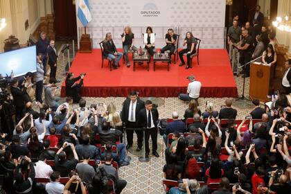 La banda de heavy metal inglesa Iron Maiden fue homenajeada en el Congreso de la Nación