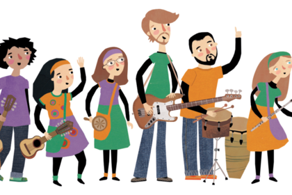 La banda, ilustrada por Estrellita Caracol