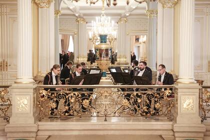 La banda que musicalizó la cálida recepción en el Palacio Gran Ducal después del Civil.