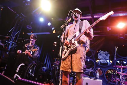 La banda sobre el escenario, en octubre. "Es como si hubiera una pérdida de gas a nivel nacional", dice Carothers acerca de que PTM tenga un hit