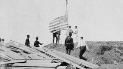 La bandera de EE.UU. se izó por primera vez en Guantánamo en 1898 tras la guerra de Cuba contra España