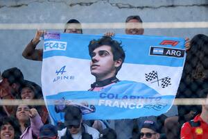 Fiesta argentina en Interlagos por Colapinto