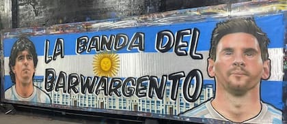 La bandera que identifica al grupo argentino que se construyó desde las redes sociales