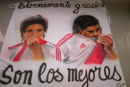 La bandera que publicó Domínguez