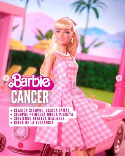 La Barbie de Cáncer se inclinaría por un estilo femenino y simple