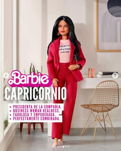 La Barbie de Capricornio iría por un outfit más empresarial y empoderado