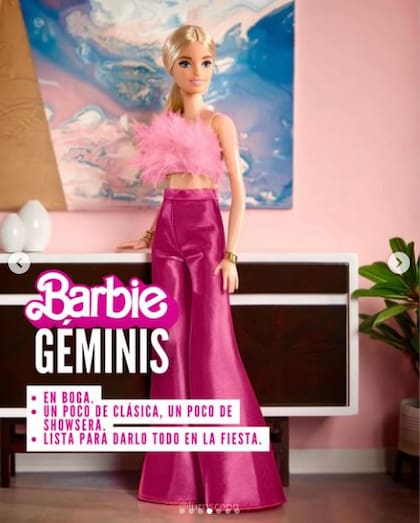 La Barbie geminiana apostaría por un look clásico, pero llamativo