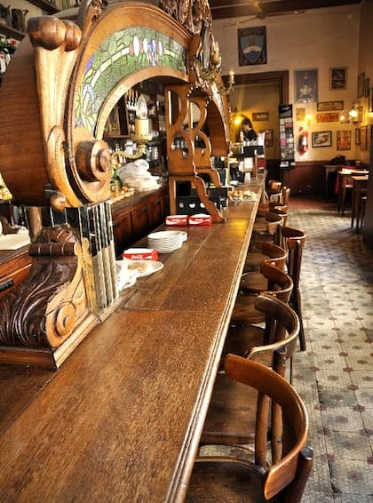 La barra de El Federal, la niña bonita del lugar