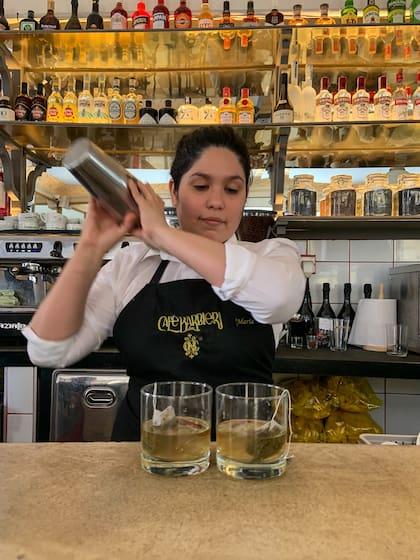 La barra del café Barbieri.