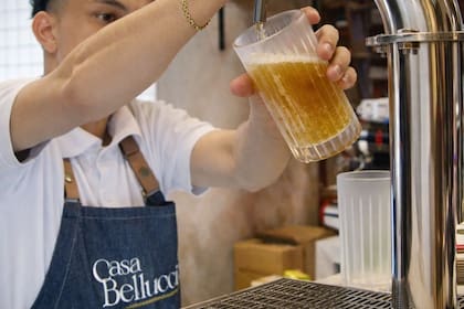 La barra es protagonista en Casa Bellucci