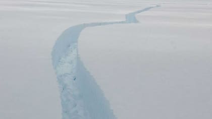 La barrera de hielo Larsen C