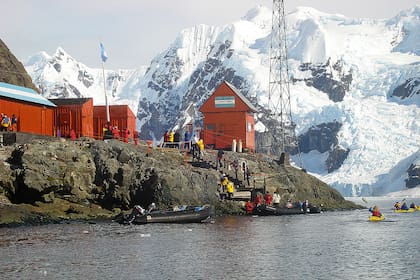 La Base antártica Brown es una de las estaciones temporarias de la Argentina desde 1984