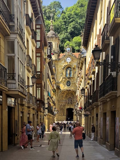 La basílica de Santa María del Coro en San Sebastián, data de 1774