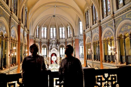 Vista desde la primera planta donde se encuentra el órgano de casi 5 mil tubos