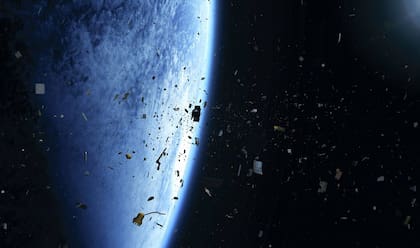 La basura espacial es un problema para los satélites en órbita