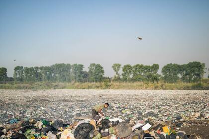 La basura ocupa más del 95% del complejo, de 12 hectáreas, con una acumulación que oscila entre los 25 y los 30 metros de profundidad