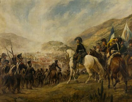 La batalla de Chacabuco, reflejada por Pedro Subercaseaux.