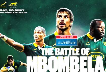 "La batalla de Mbombela" era el título promocional del encuentro de este sábado, pero no hace falta incentivar a los sudafricanos para que sigan a su seleccionado.