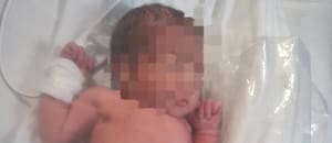 Una bebé recién nacida fue rescatada de un cesto de basura en San Martín