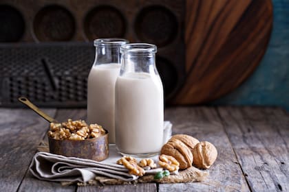 La bebida vegetal hecha a partir de nueces es otra opción a la hora de elegir una alternativa