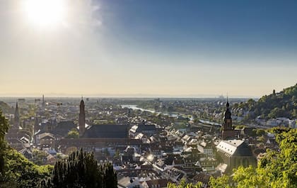 La belleza antigua de Heidelberg