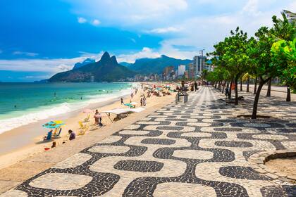 La belleza de Ipanema con sus inconfundibles veredas