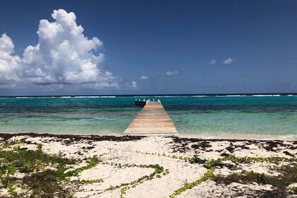 La belleza de la playa Point of Sand, en Pequeño Caimán