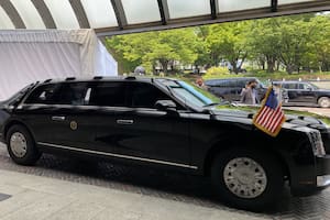 La Bestia, la limusina antibombas que traslada a Biden en la cumbre de la OTAN