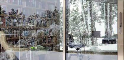 La biblioteca desde afuera.