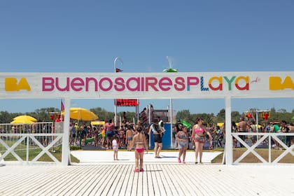 La bienvenida a BA Playa.