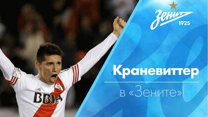 La bienvenida de Zenit a Kranevitter, con su nombre en cirílico