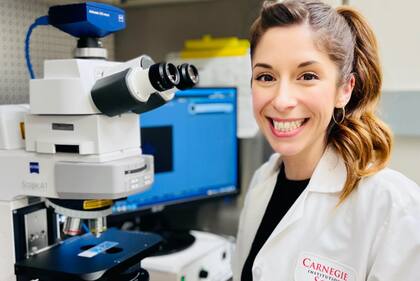 Victoria Calatrava, bioquímica del Instituto de Ciencia Carnegie