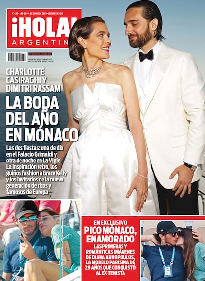 La boda de Charlotte con Dimitri, tal como la mostró ¡HOLA! Argentina, marcó otro de los momentos soñados para el principado de Mónaco.