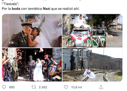 La boda nazi causó múltiples reacciones.