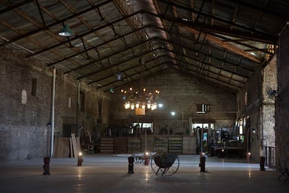 La bodega Robinson estaba abandonada, pero el edificio en sí se mantuvo intacto.