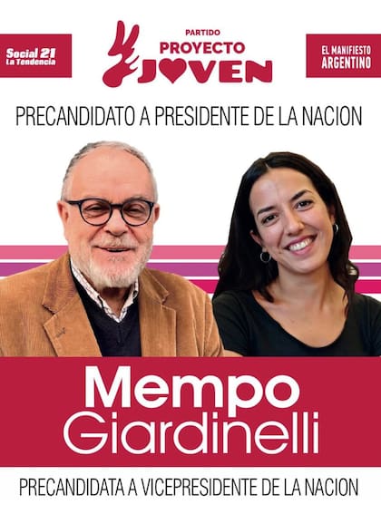 La boleta de Mempo Giardinelli por el Proyecto Joven