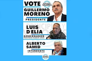 Guillermo Moreno, D’Elía y Samid se juntaron para armar una lista y criticaron a Scioli y Massa