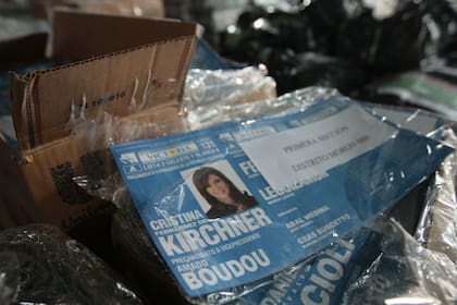 La boleta del Frente para la Victoria en las elecciones primarias del 2011