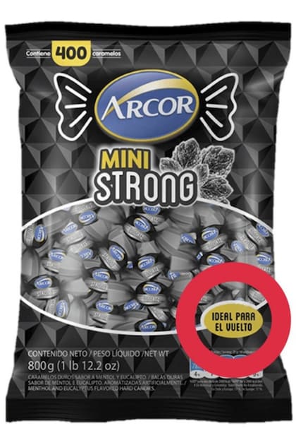 La bolsa de caramelos llamó la atención por la campaña de marketing